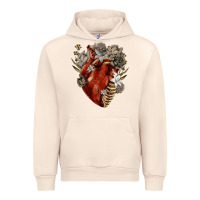 Sandshell Flower anatomical heart Urban Hoodie - RanaPortraitStore