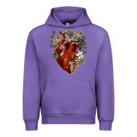 Tulip Flower anatomical heart Urban Hoodie - RanaPortraitStore