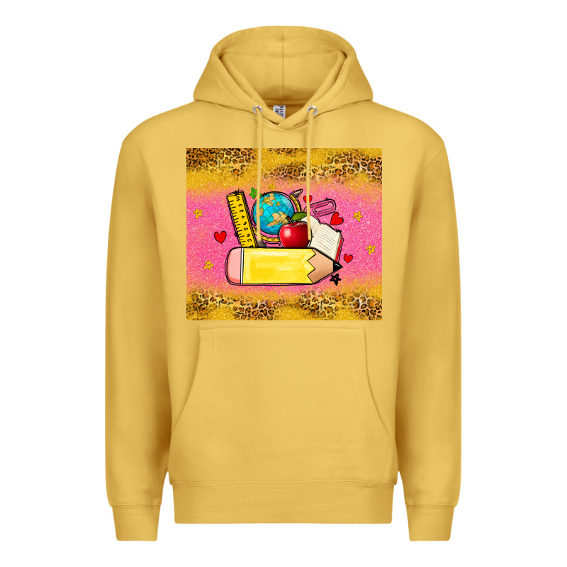 Back To School Custom Name Premium Hoodie by Zillion Design Studio | Teevron