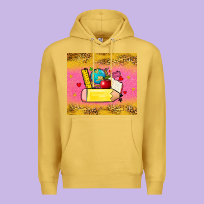 Back To School Custom Name Premium Hoodie Designed By Zillion Design Studio