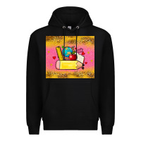 Black back to school custom name Premium Hoodie - Zillion Design Studio