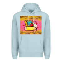 Blue Mist back to school custom name Premium Hoodie - Zillion Design Studio