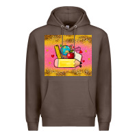 Coffee back to school custom name Premium Hoodie - Zillion Design Studio