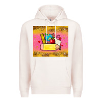 Pale Pink back to school custom name Premium Hoodie - Zillion Design Studio