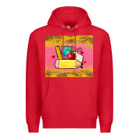 Red back to school custom name Premium Hoodie - Zillion Design Studio