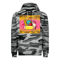 Slate Camo back to school custom name Premium Hoodie - Zillion Design Studio