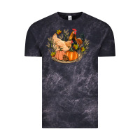 Cloud Black fall coop animals pumpkin Vintage Tee - Artiststas