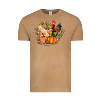 Vintage Camel fall coop animals pumpkin Vintage Tee - Artiststas