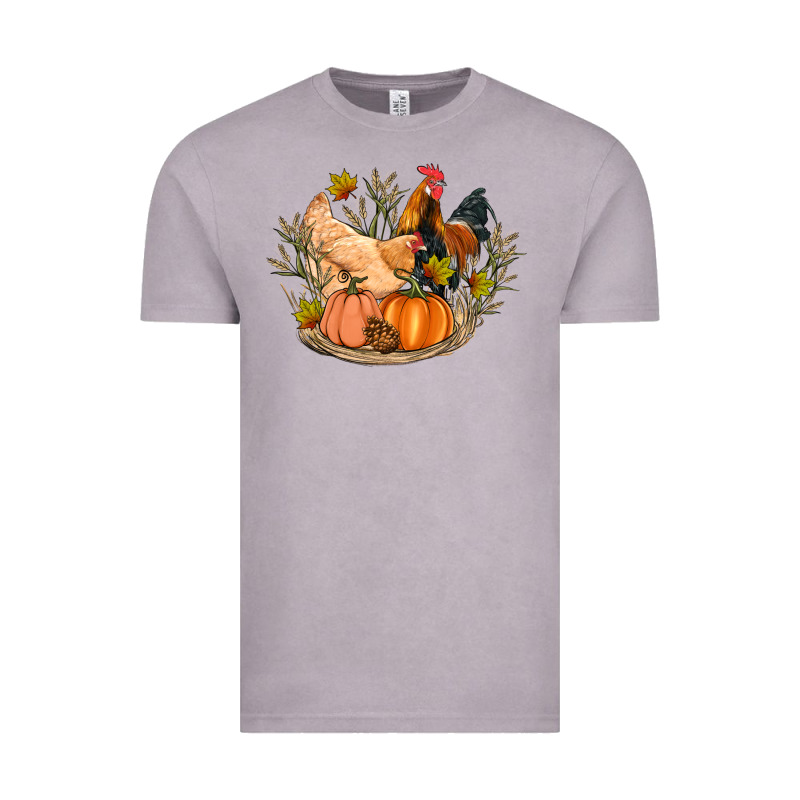 Fall Coop Animals Pumpkin Vintage Tee by Artiststas | Teevron