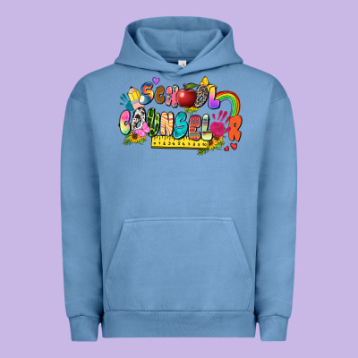 School Counselor Urban Hoodie Designed By Zillion Design Studio