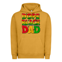 Pigment Peanut Butter dope black dad with stars Urban Hoodie - texasbilliewilder