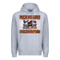 Heather Grey hot mess mom Premium Hoodie - Zillion Design Studio
