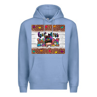 Colony Blue hot mess mom Premium Hoodie - Zillion Design Studio