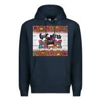Navy hot mess mom Premium Hoodie - Zillion Design Studio