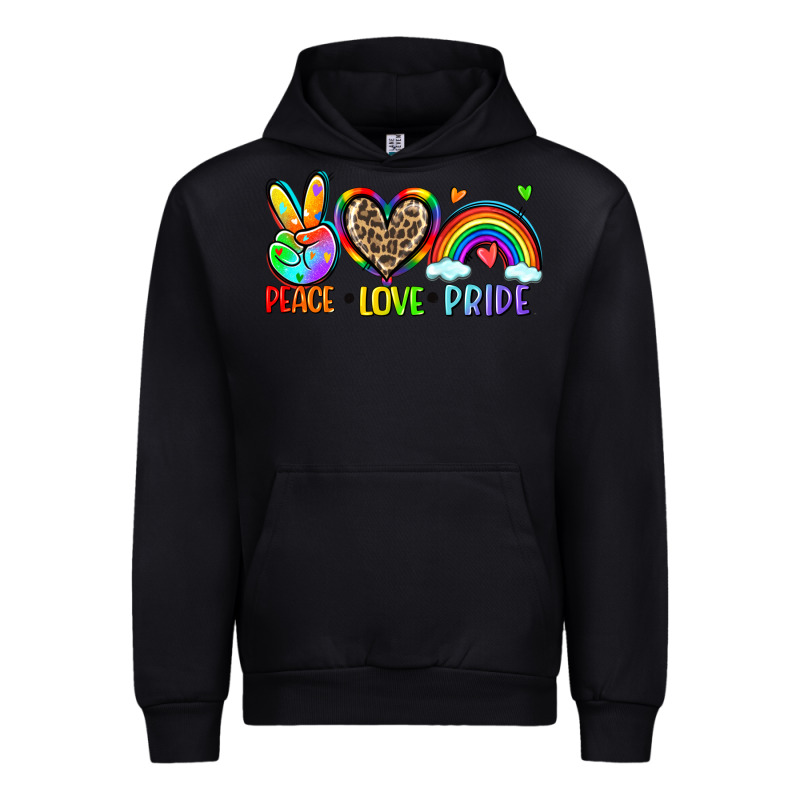 Peace Love Pride Urban Hoodie by Zillion Design Studio | Teevron