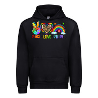 Foreset Green peace love pride Urban Hoodie - Zillion Design Studio