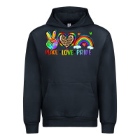 Navy peace love pride Urban Hoodie - Zillion Design Studio