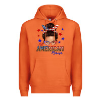 Carrot all american mama messy bun Premium Hoodie - texasbilliewilder