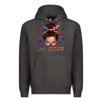 Smoke all american mama messy bun Premium Hoodie - texasbilliewilder