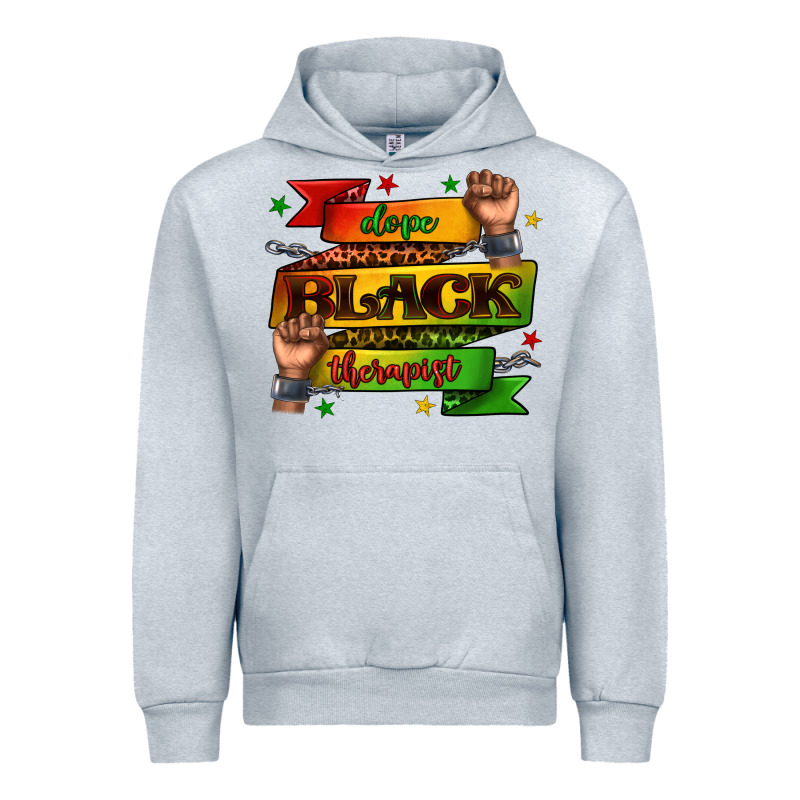 Dope Black Therapist Juneteenth Urban Hoodie by texasbilliewilder | Teevron