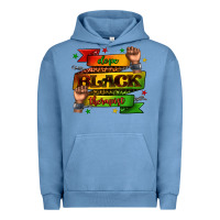 Pigment Pebble Blue dope black therapist juneteenth Urban Hoodie - texasbilliewilder