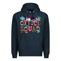 Navy office squad Premium Hoodie - Zillion Design Studio