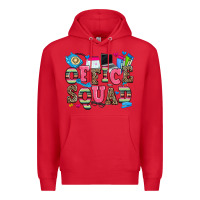 Red office squad Premium Hoodie - Zillion Design Studio