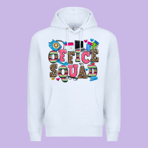 Office Squad Premium Hoodie Designed By Zillion Design Studio