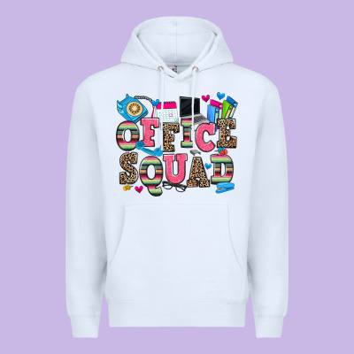 Office Squad Premium Hoodie Designed By Zillion Design Studio