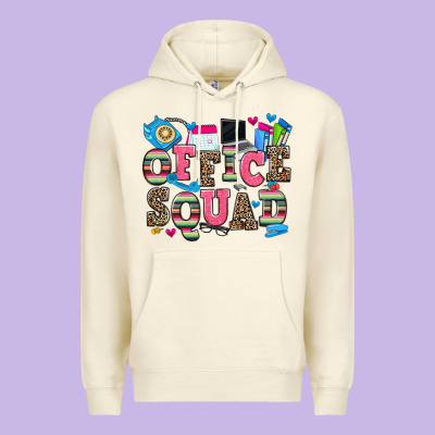 Office Squad Premium Hoodie Designed By Zillion Design Studio