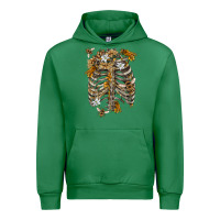 Emerald Flower rib cage bees Urban Hoodie - RanaPortraitStore