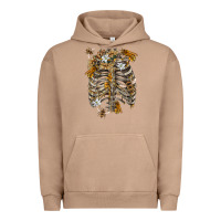 Pigment Burro Flower rib cage bees Urban Hoodie - RanaPortraitStore