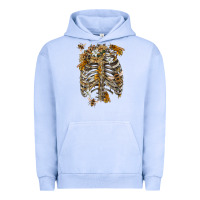 Pigment Grape Ice Flower rib cage bees Urban Hoodie - RanaPortraitStore