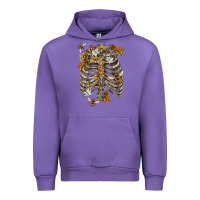 Tulip Flower rib cage bees Urban Hoodie - RanaPortraitStore