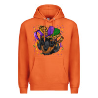 Carrot mardi gras hat dachshund puppy Premium Hoodie - RanaPortraitStore