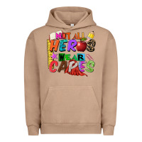 Pigment Burro not all heros wear capes Urban Hoodie - Zillion Design Studio