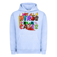 Pigment Grape Ice not all heros wear capes Urban Hoodie - Zillion Design Studio