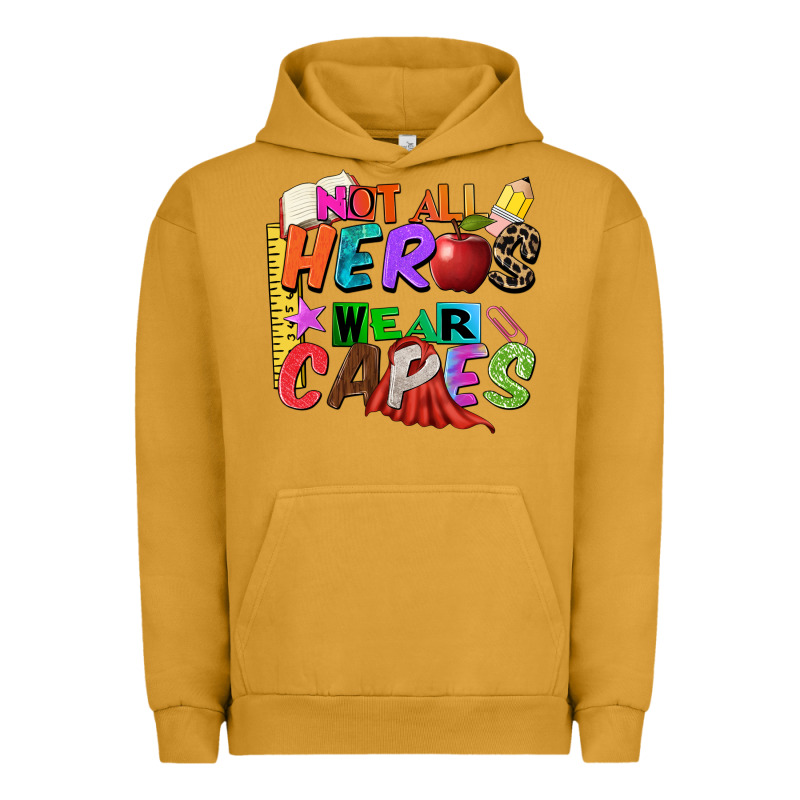 Not All Heros Wear Capes Urban Hoodie by Zillion Design Studio | Teevron