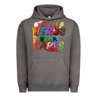 Pigment Tornado not all heros wear capes Urban Hoodie - Zillion Design Studio