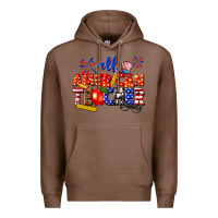 Chestnut all american teacher Premium Hoodie - texasbilliewilder