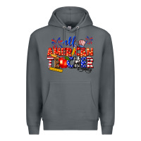 Rock all american teacher Premium Hoodie - texasbilliewilder