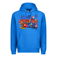 True Royal all american teacher Premium Hoodie - texasbilliewilder