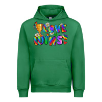 Emerald love wins Urban Hoodie - Zillion Design Studio