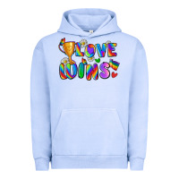 Pigment Grape Ice love wins Urban Hoodie - Zillion Design Studio