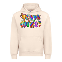 Sandshell love wins Urban Hoodie - Zillion Design Studio