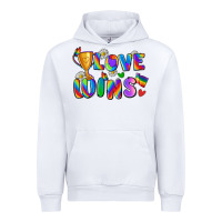 White love wins Urban Hoodie - Zillion Design Studio