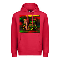 Cardinal steppin into juneteenth Premium Hoodie - Zillion Design Studio