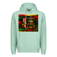 Seafoam steppin into juneteenth Premium Hoodie - Zillion Design Studio