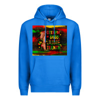 True Royal steppin into juneteenth Premium Hoodie - Zillion Design Studio