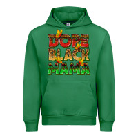 Emerald dope black mama with butterflies Urban Hoodie - texasbilliewilder